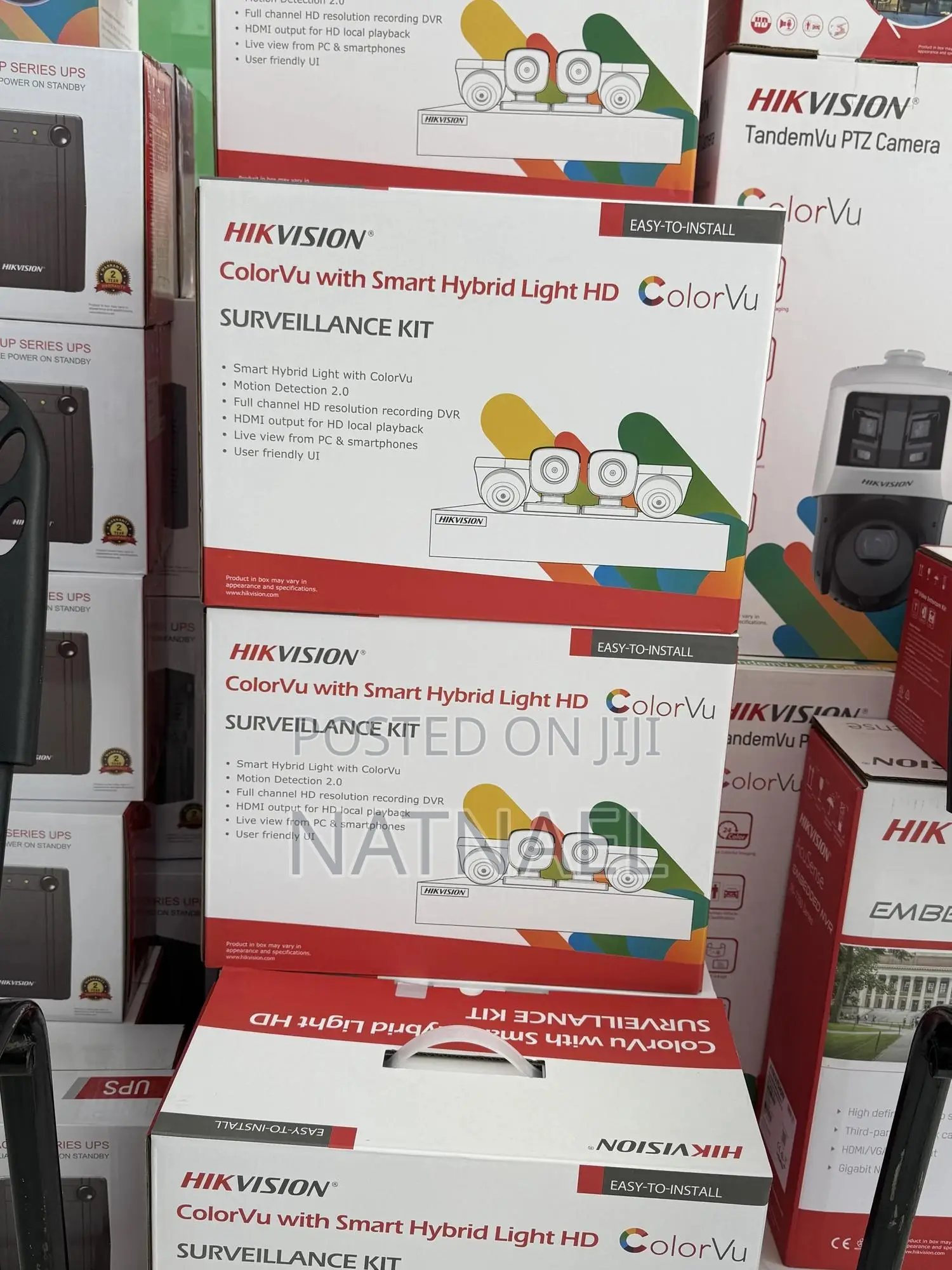 Hik Vision Smart Hybrid Light Colorvu 4 Channel Kit