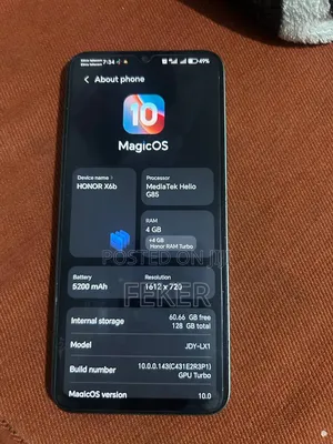 New Honor X6 64 GB Gray