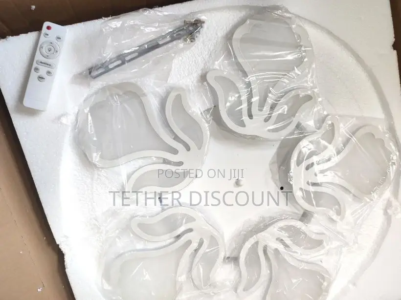 Led Dimmable Flower Shape Light ከው ጪ የገባመ ብራ ት ጌጥ 70cm