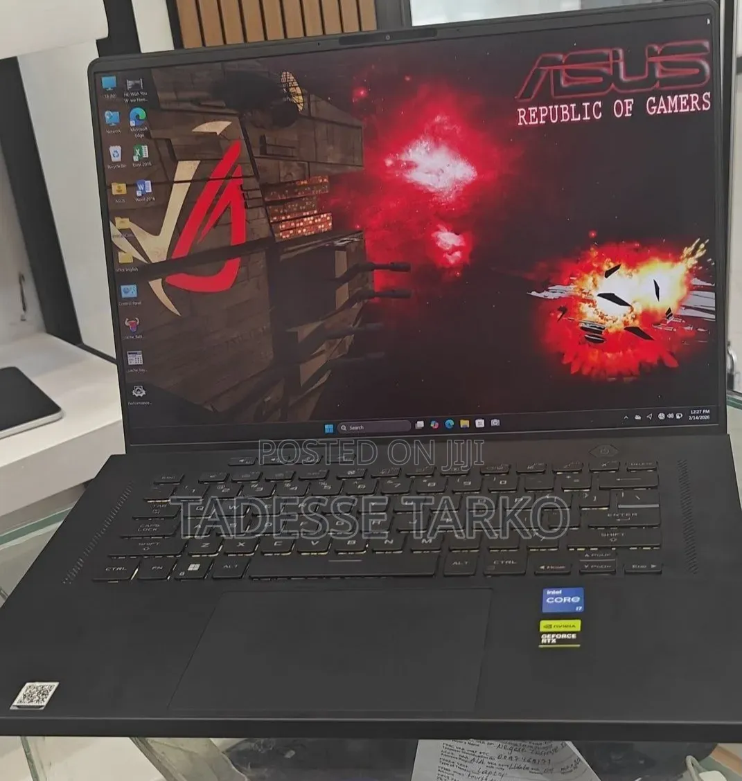 New Laptop Asus ROG Zephyrus G15 16GB Intel Core i7 SSD 512GB