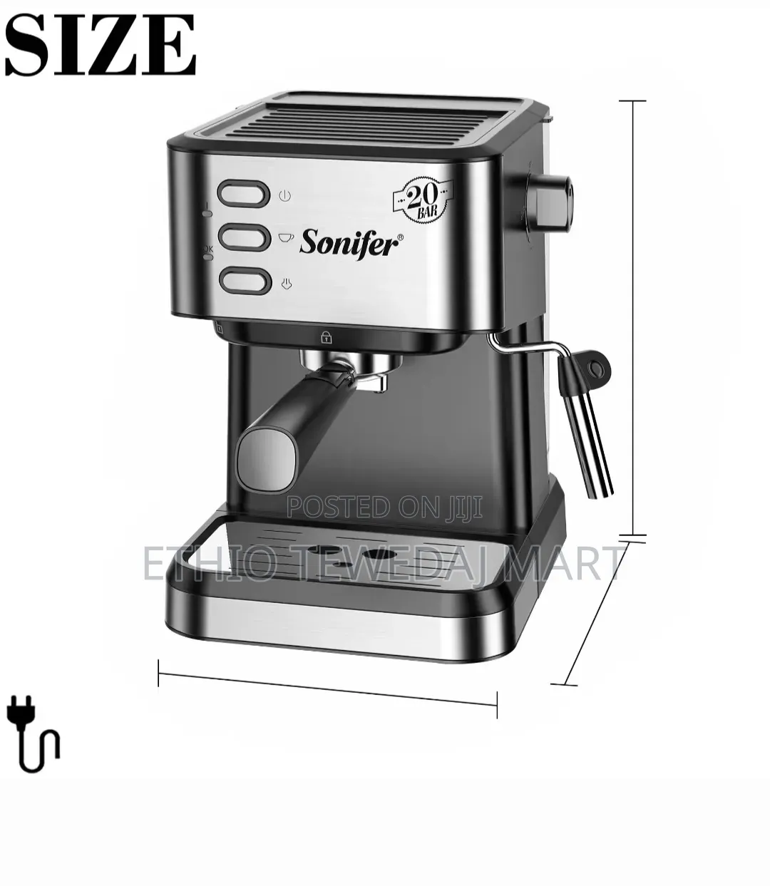 Sonifer Electric Steam Coffee Machine Espresso Coffee Maker