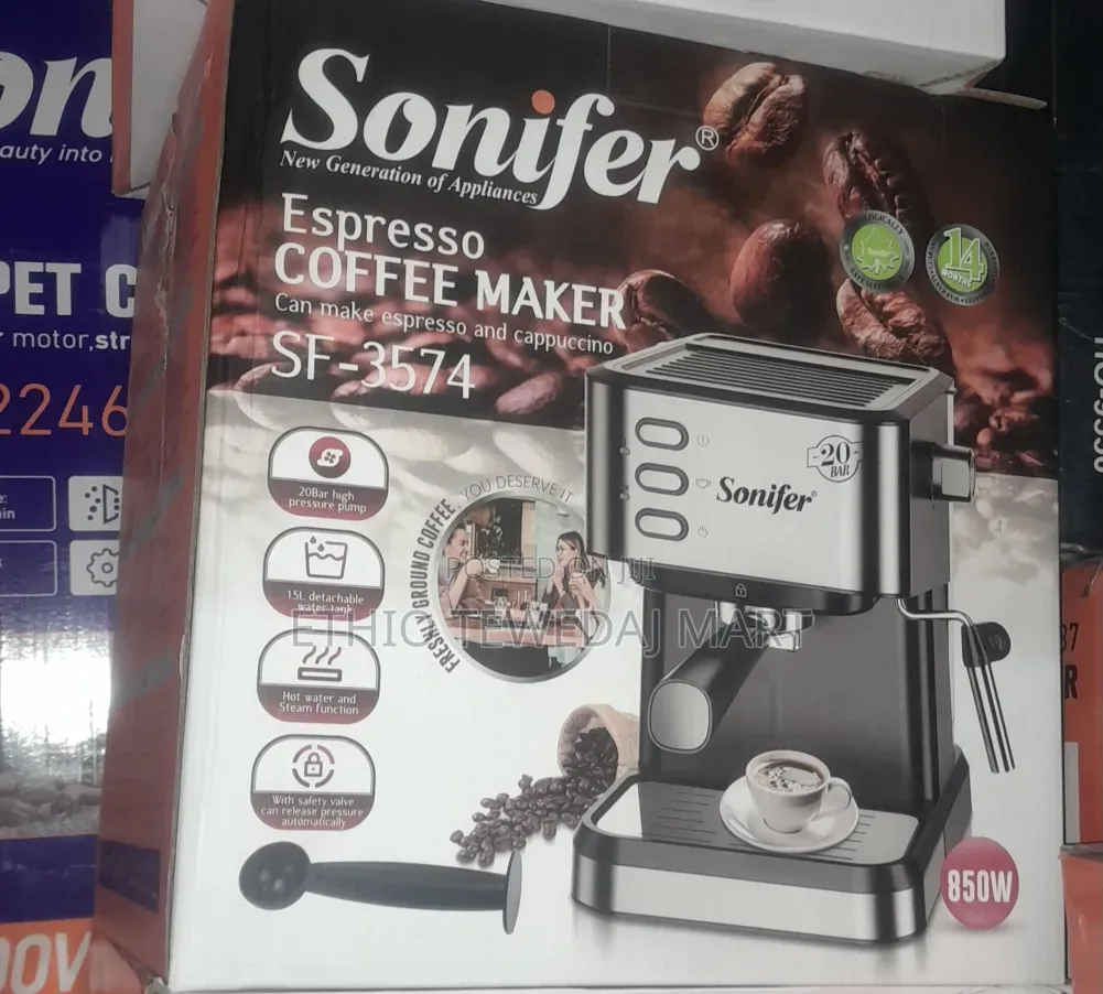 Sonifer Electric Steam Coffee Machine Espresso Coffee Maker
