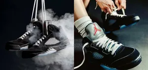 Nike #Air_jordan 5 Retro X Paris Saint Germin