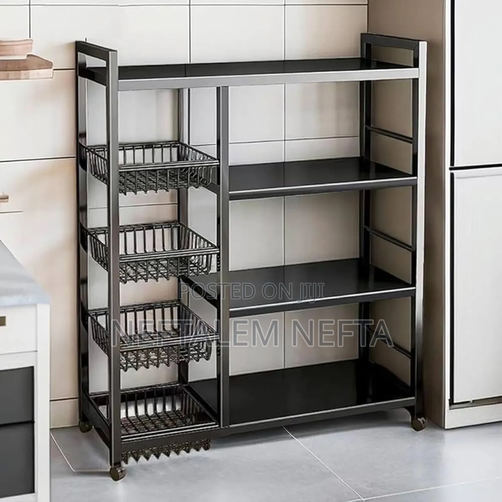 4 Layer Metal Storage Shelf