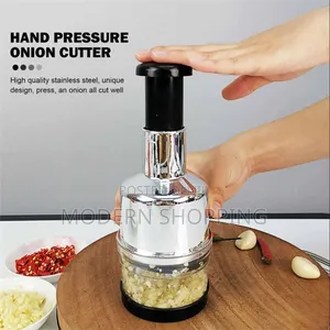 Manual Press Down Garlic and Vegetable Chopper