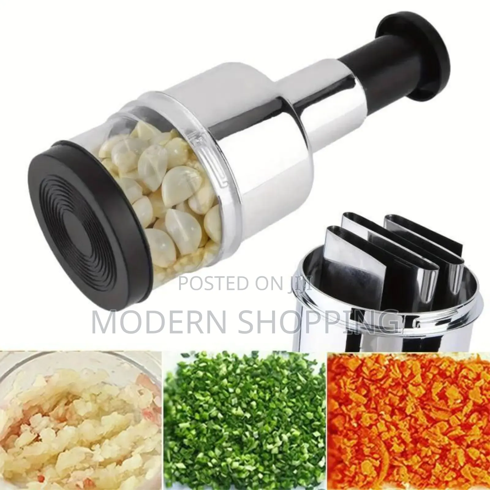 Manual Press Down Garlic and Vegetable Chopper
