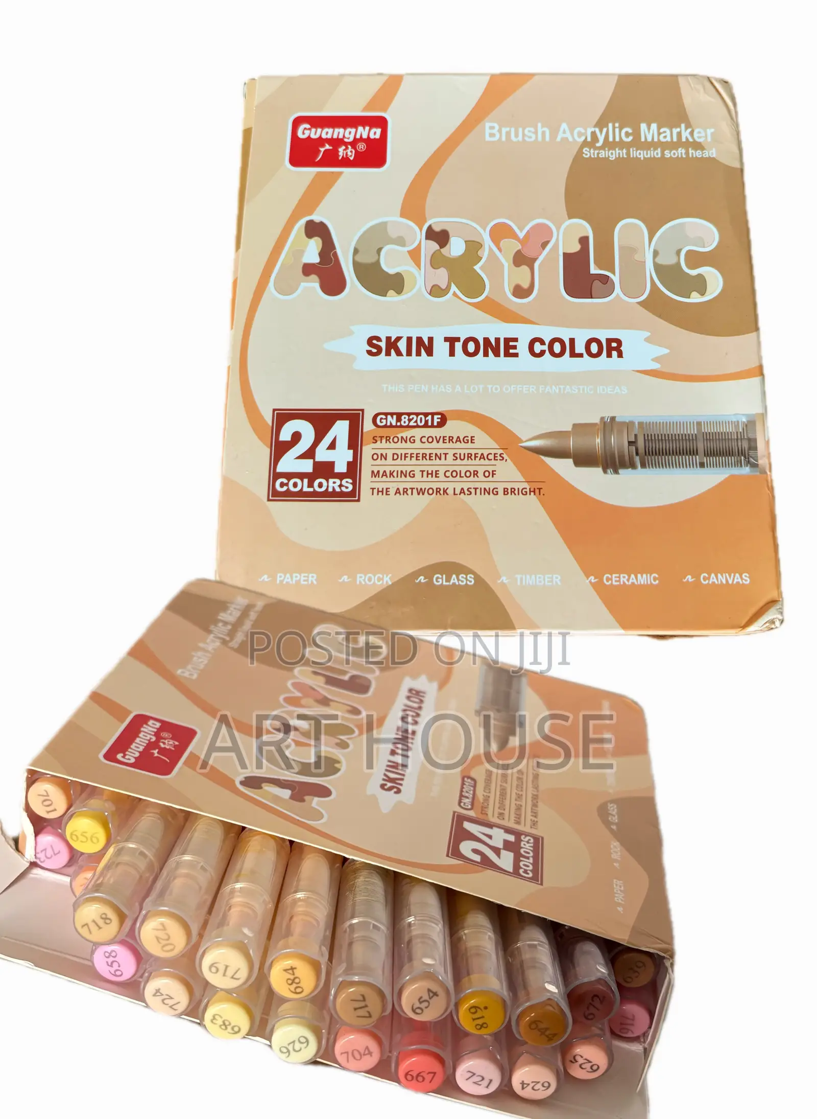Guangna Skin Tone Acrylic Markers