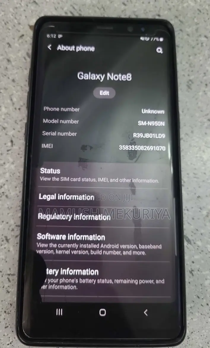 Samsung Galaxy Note 8 128 GB