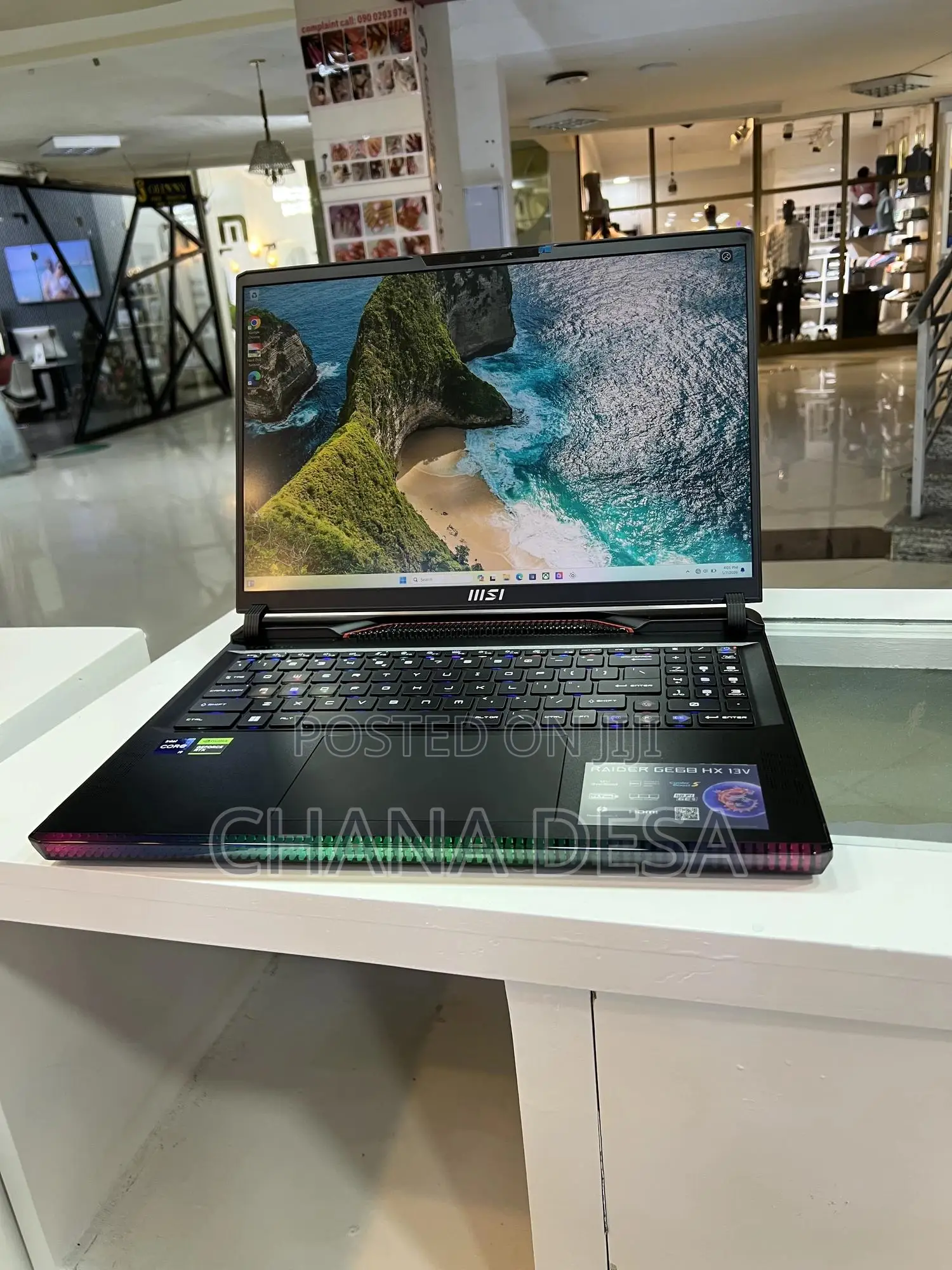 New Laptop MSI 32GB Intel Core i9 SSD 1T