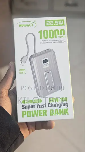 #Ruggas 10000mah Wireless Power Bank