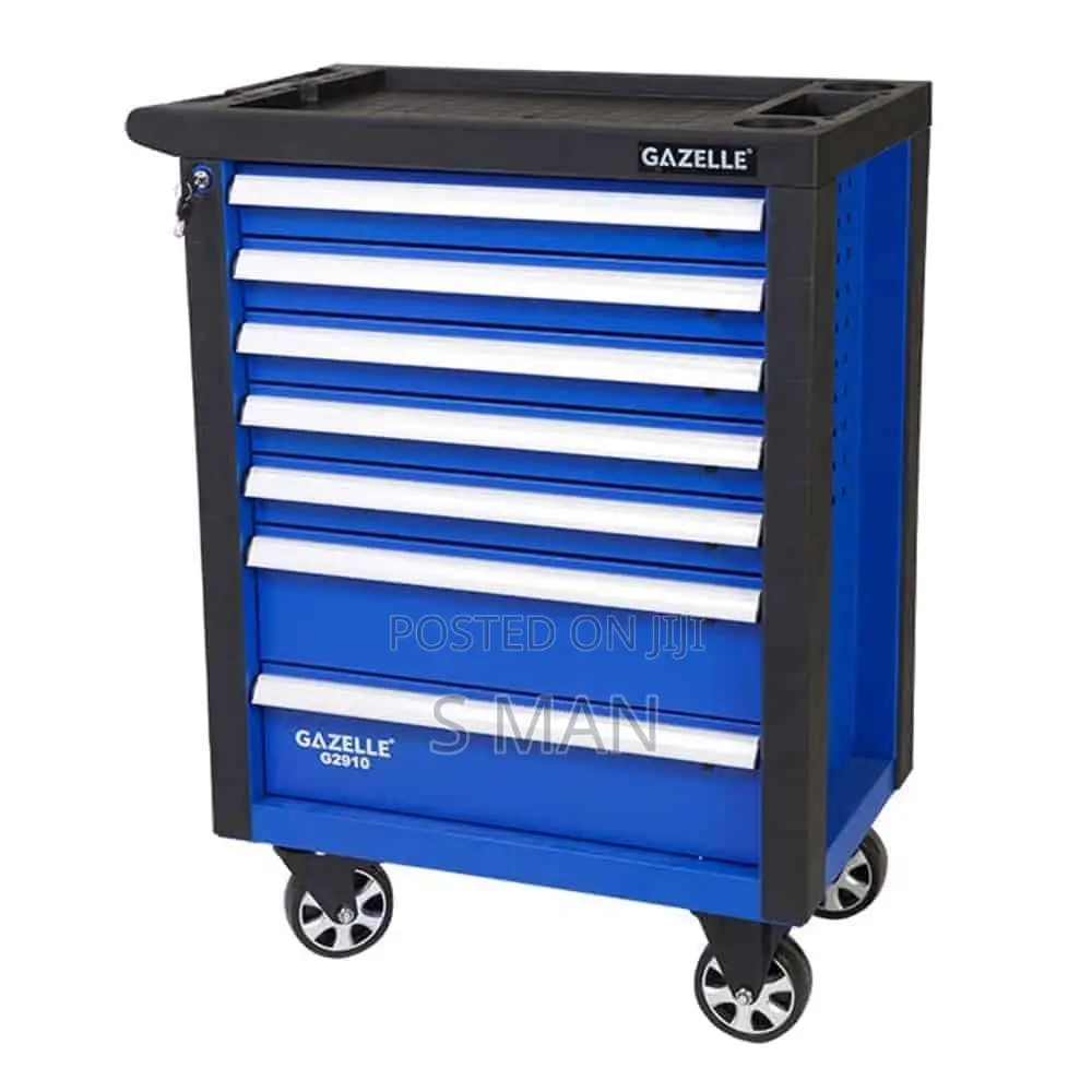 Aab Tools 30 Inch 7-Drawer Rolling Tool Cabinet With 181 Tools
