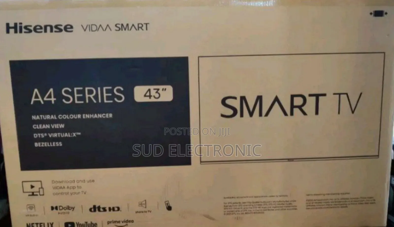 Hisence 43" Smart Tv New 2025