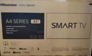 Hisence 43" Smart Tv New 2025