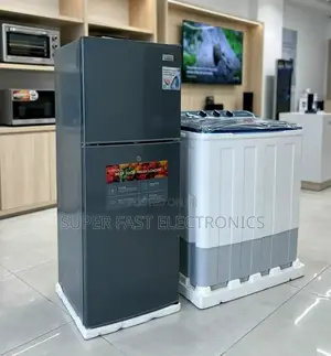 Elegance Refrigerator 202 Series: Compact Dual-Door in Charcoal Grey
