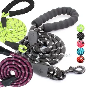 Heavy Duty Rope Dog Leash 4 Color