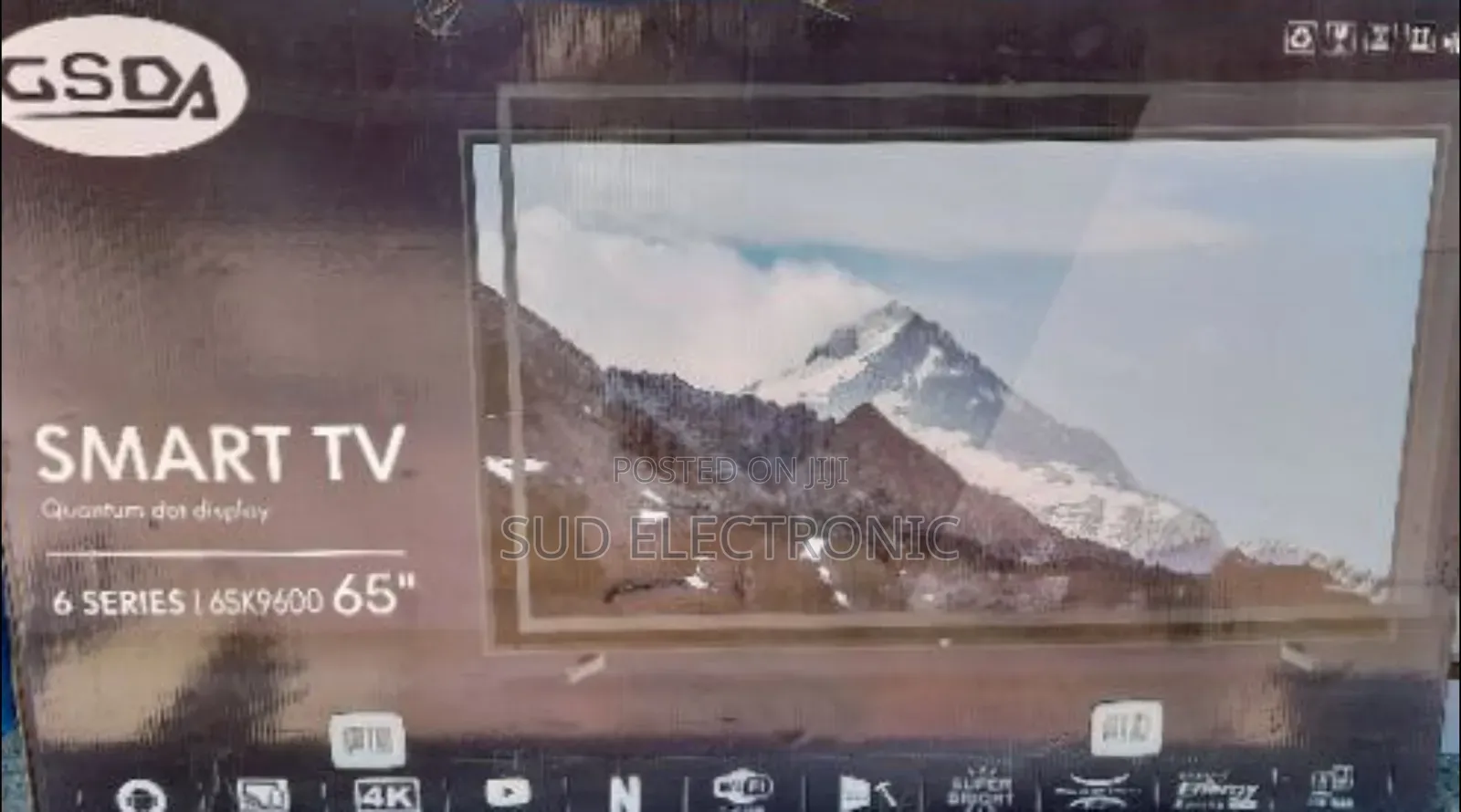 Gsda 55" 6 Series Smart Tv New 2025
