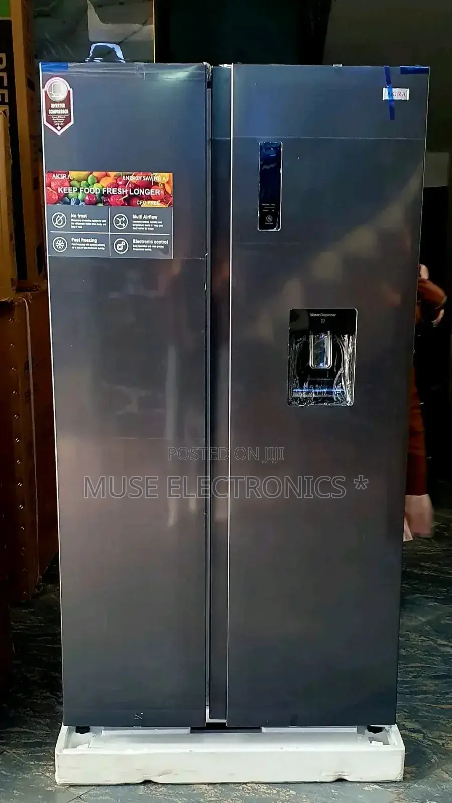 Akira Side by Side Refrigerator