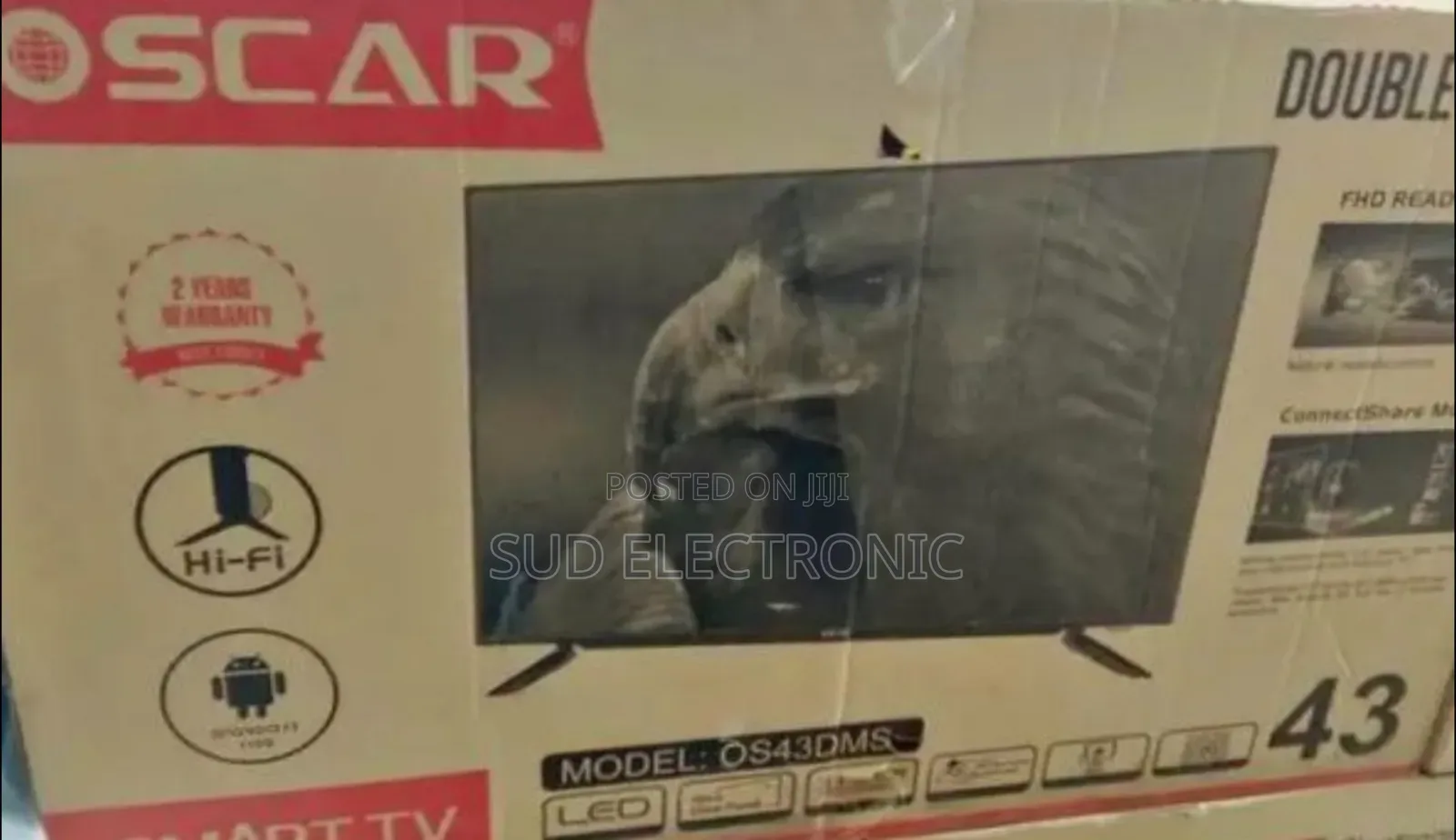 Oscar 43" New 2025 Smart Tv
