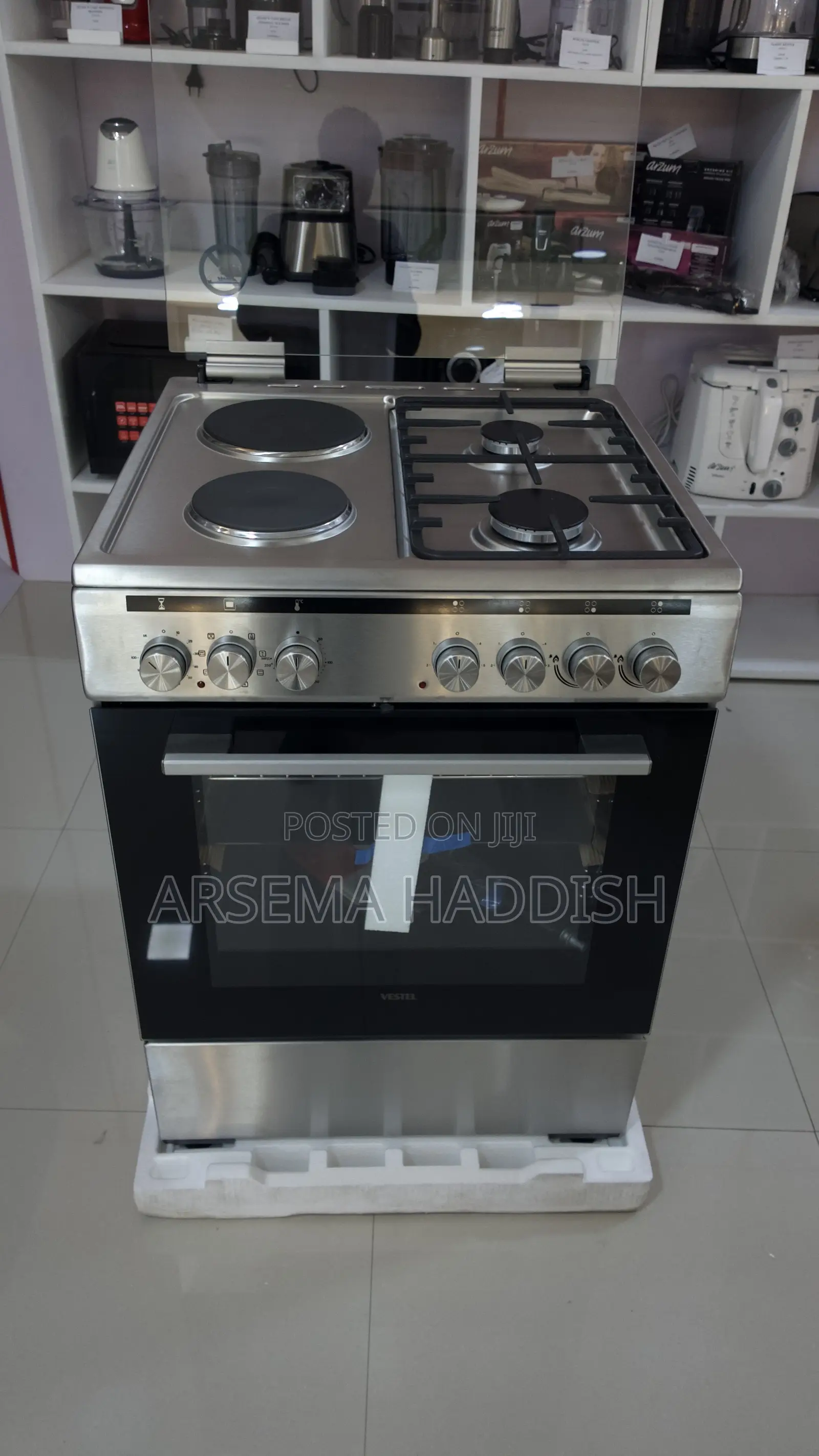 60*60 2 Gas 2 Electric Oven