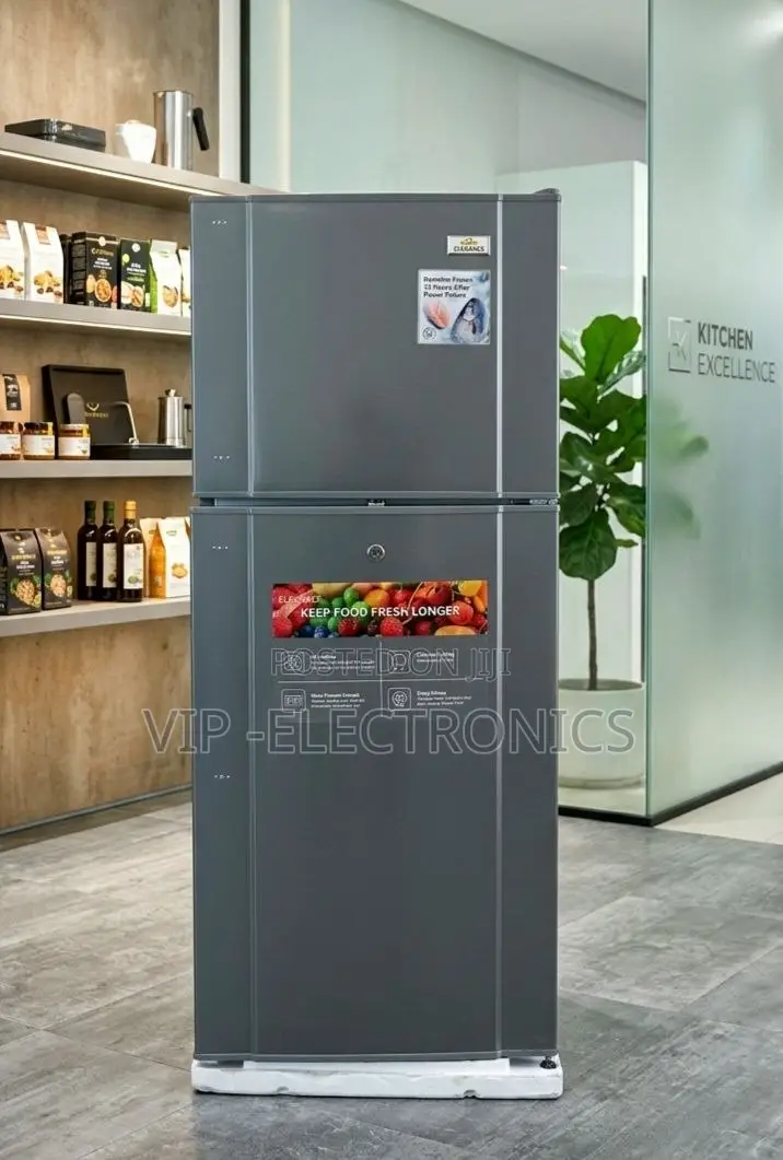 Elegance Refrigerator 240 Series Charcoal Grey Top-mount Refrigerator