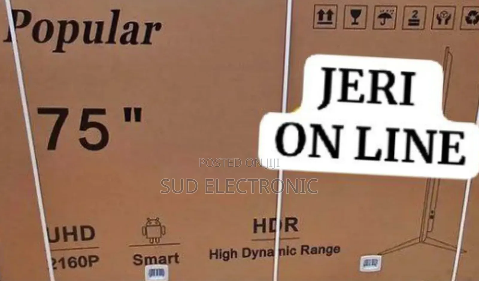 Popular 75" New 2025android Qled Smart Tv