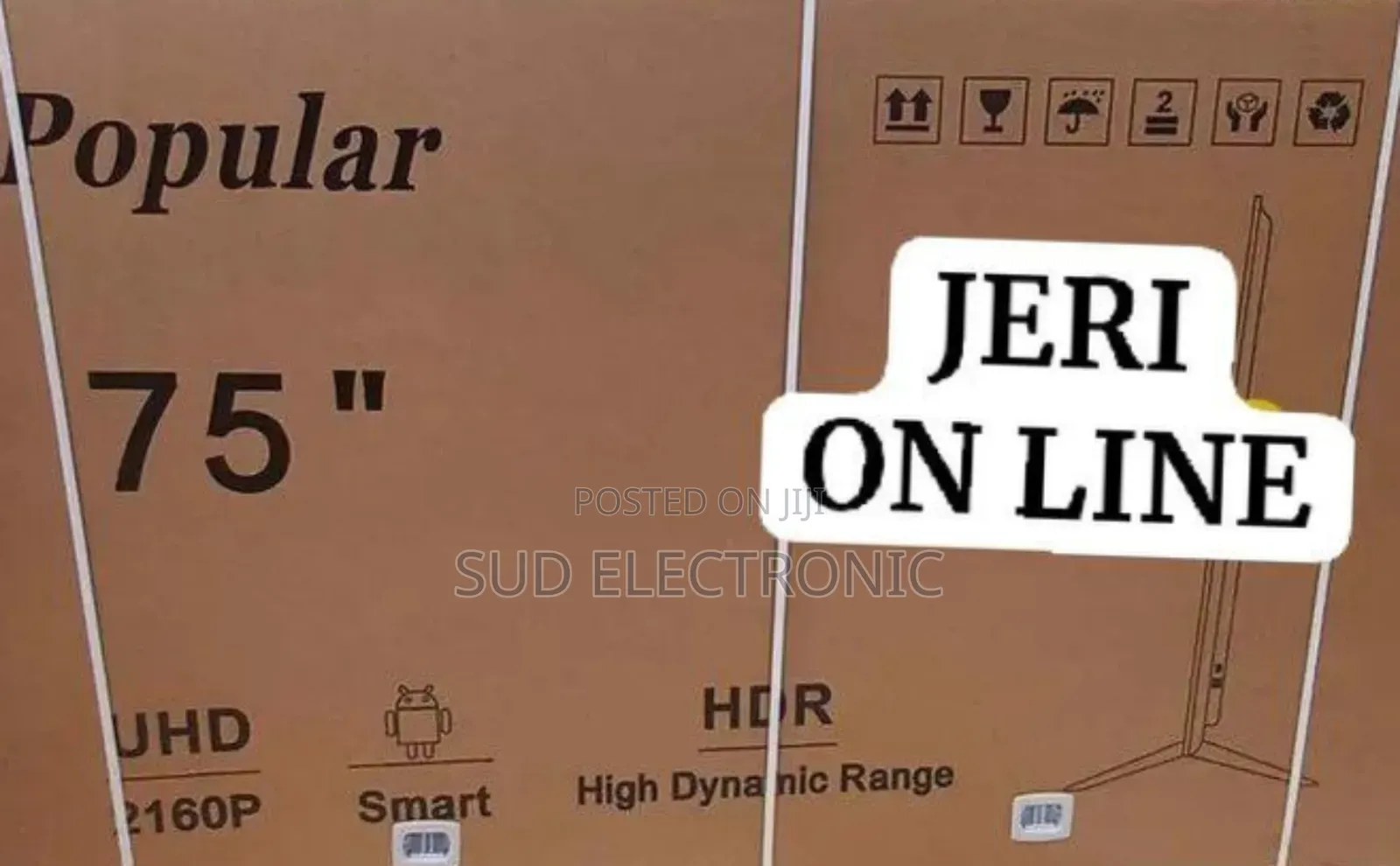 Popular 75" New 2025android Qled Smart Tv