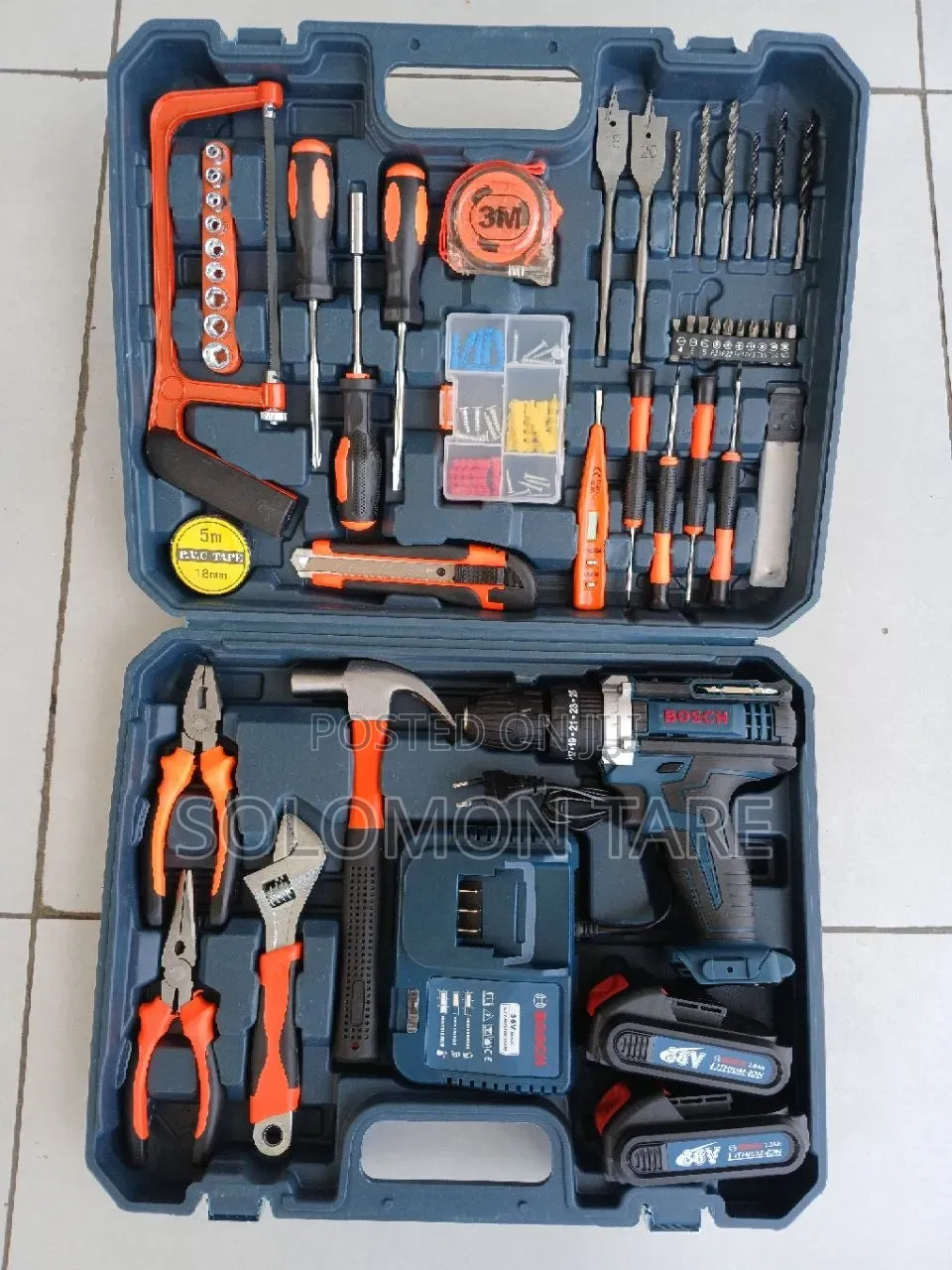 Bosch 36 Volt Rechargeable Drii With Full Accessories