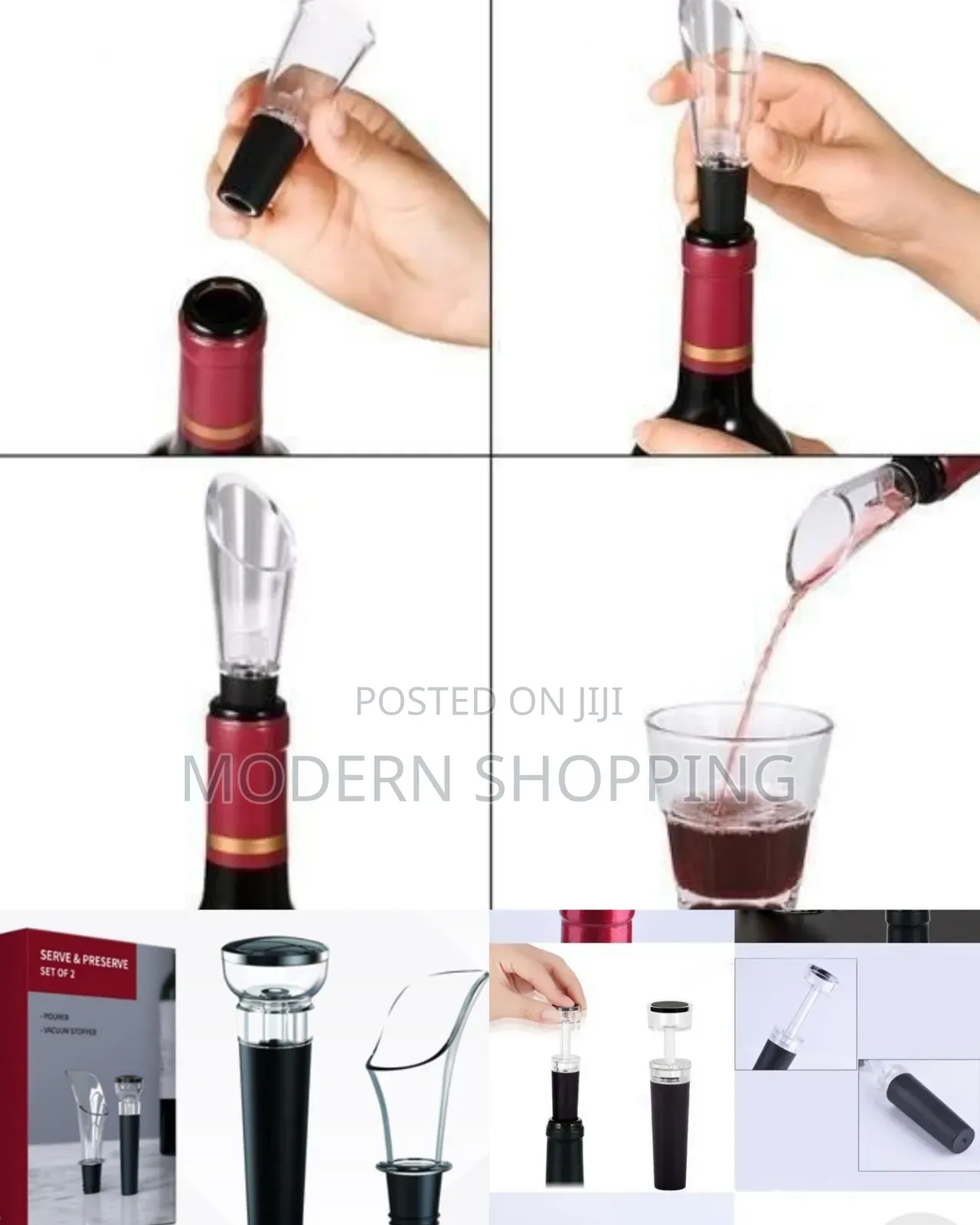 Serve Preserve Wine Ware Set