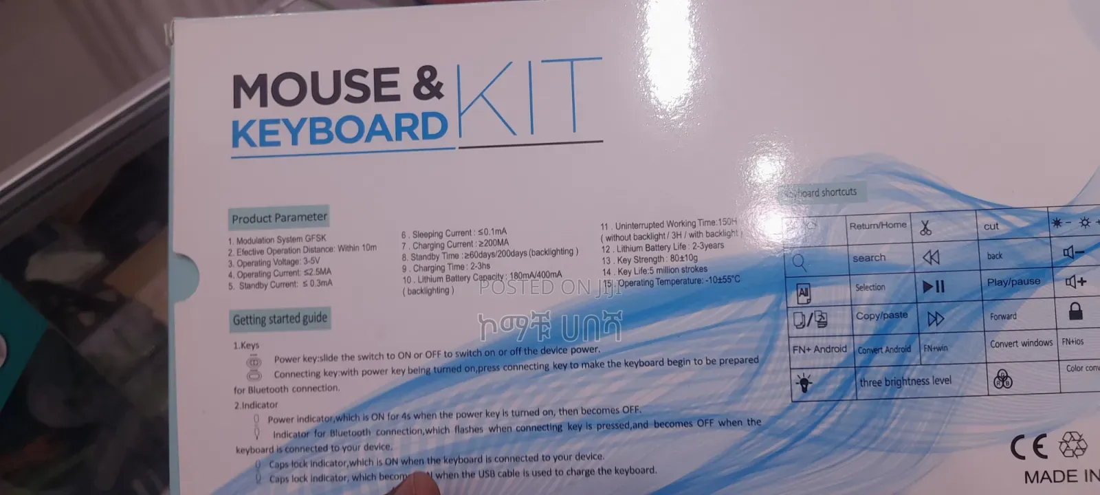 Bluetooth Keyboard Mouse Kit