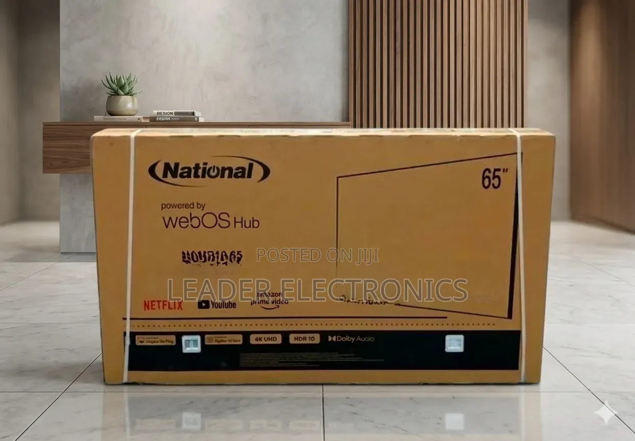 National Tv 65" Smart Webos Hub Tv – Frameless Uhd