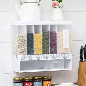 Multiple Dispenser for Cereals, Grains ጥራጥሬ ማስቀመጫ ና በቀላሉ እየቀነሱ የሚጠቀሙበት