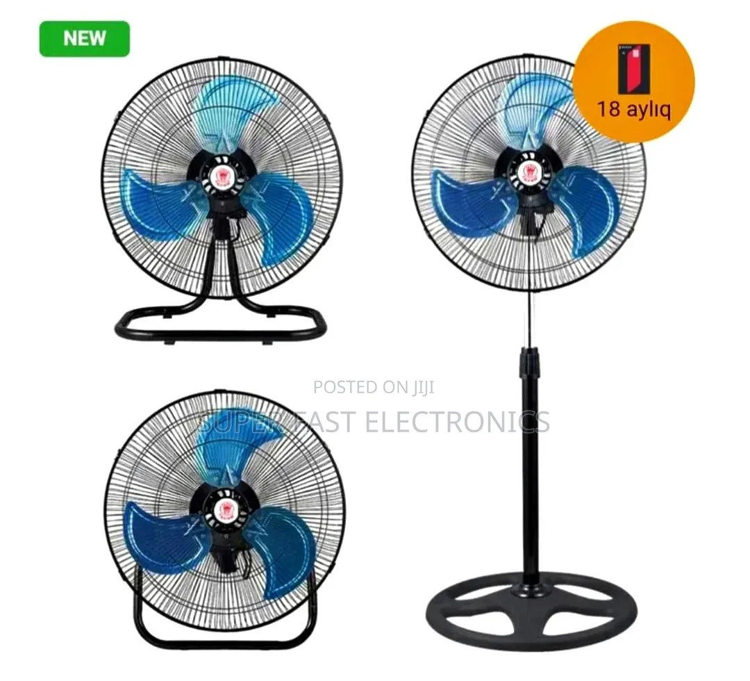 Crown Standing Fan 3-in-1 Multi-Function Fan