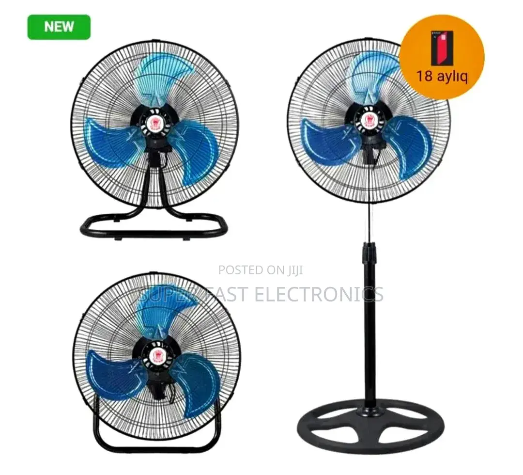 Crown Standing Fan 3-in-1 Multi-Function Fan