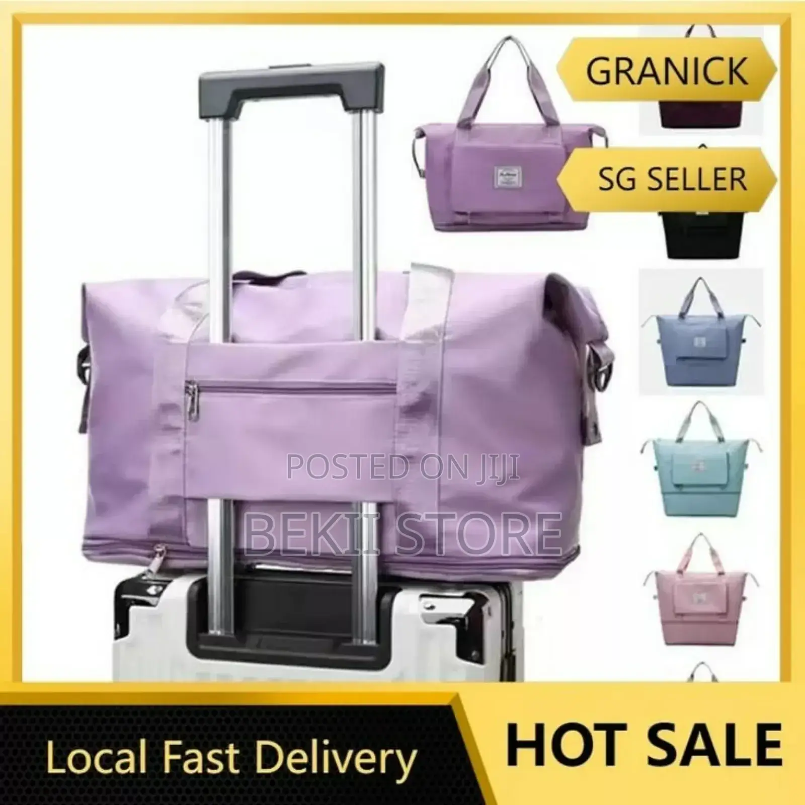 Foldable High Capacity Travel Bag ለጉዞ ተመራጭ ሻንጣ
