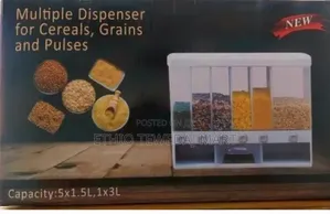 Multiple Dispenser for Cereals, Grains ጥራጥሬ ማስቀመጫ ና በቀላሉ እየቀነሱ የሚጠቀሙበት