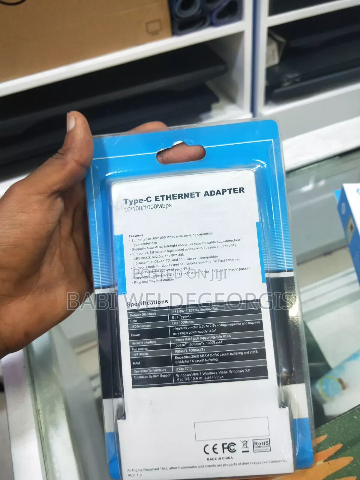 Type C Ethernet Adaptermbps