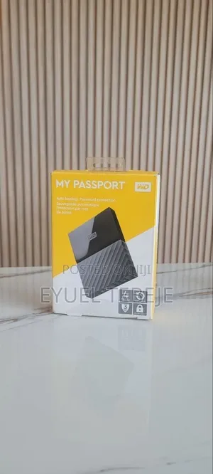 Western Digital My Passport Portable Hard Drive in a 4tb Capacity