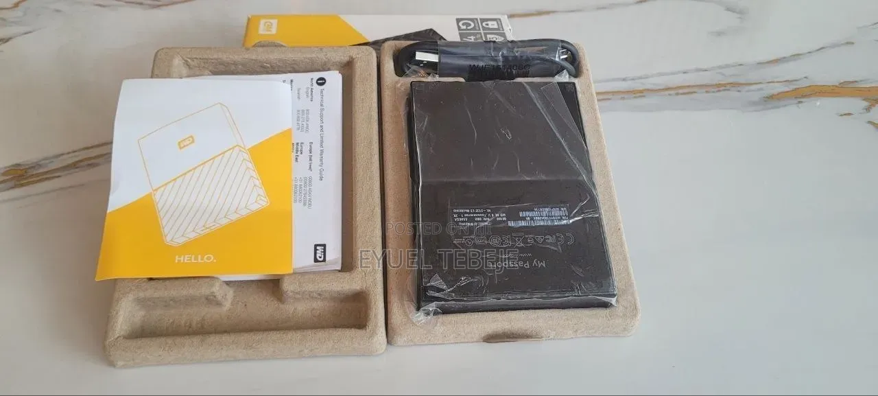 Western Digital My Passport Portable Hard Drive in a 4tb Capacity