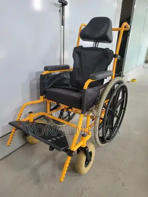 Foldable Narrow Wheelchair for Kids - Fun Colors, Cushion, Seat Belt