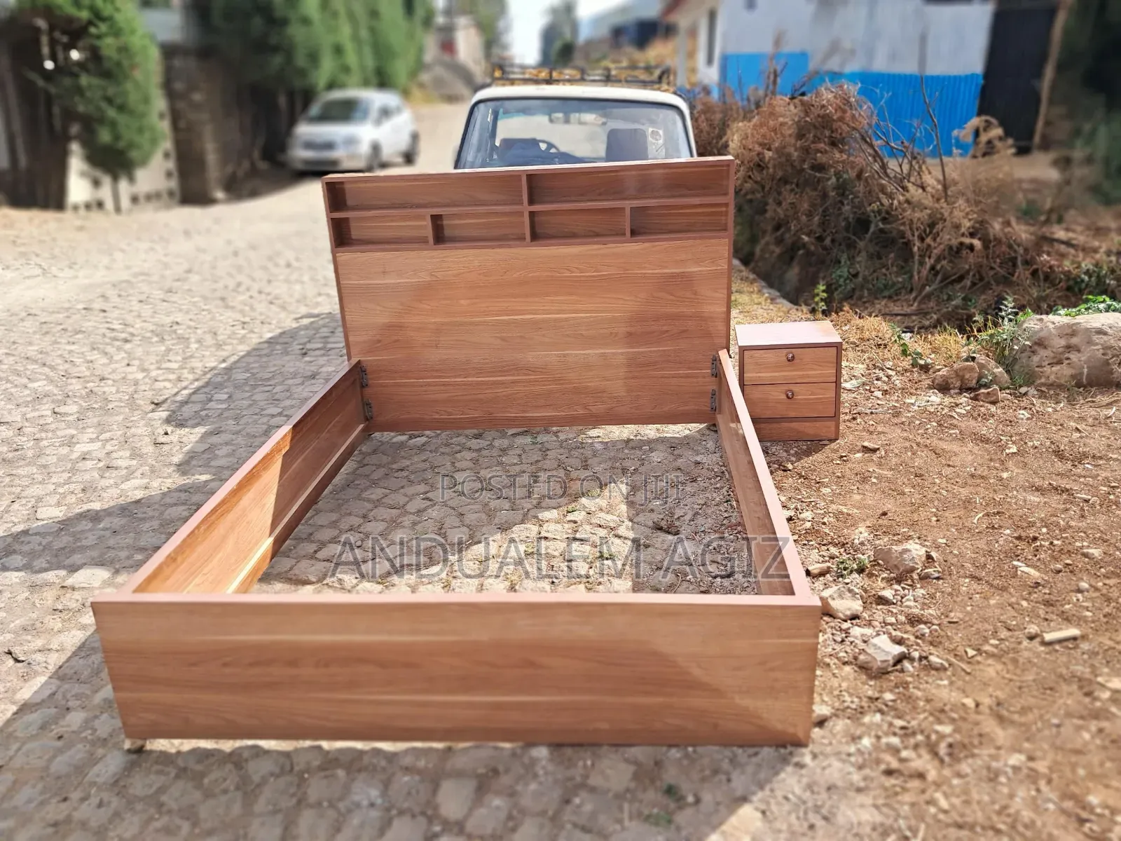 Simple Wooden Bed