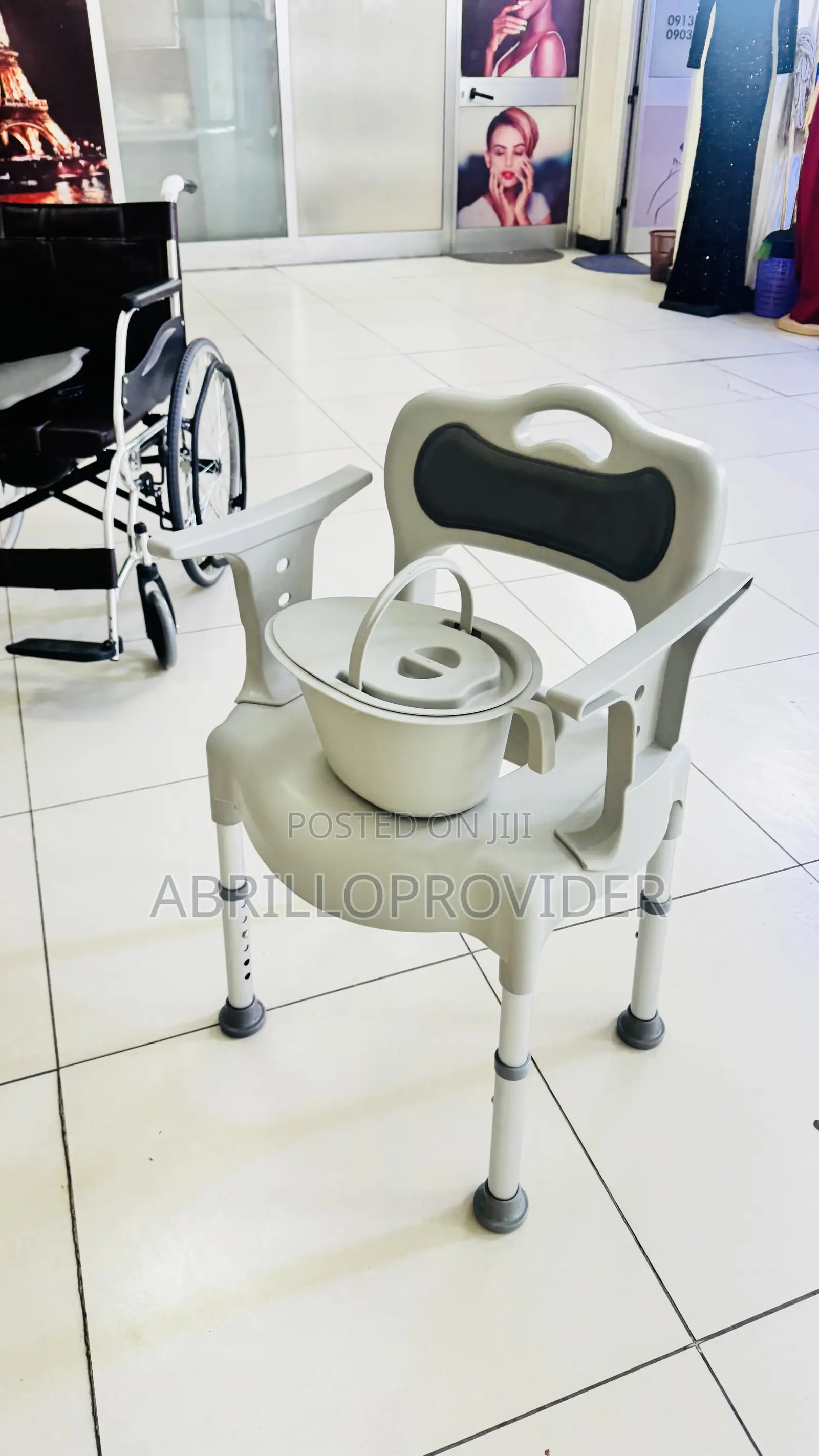 Toilet Seat Foldable Adjustable 250kg