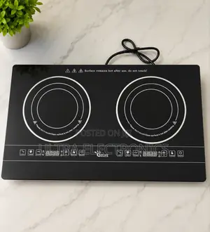 Double Burner Electric Induction Cooker Crystal Glass Fast Heating