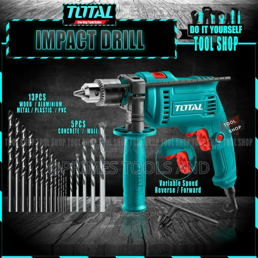 Total Impact Drill Machine – Powerful Electric