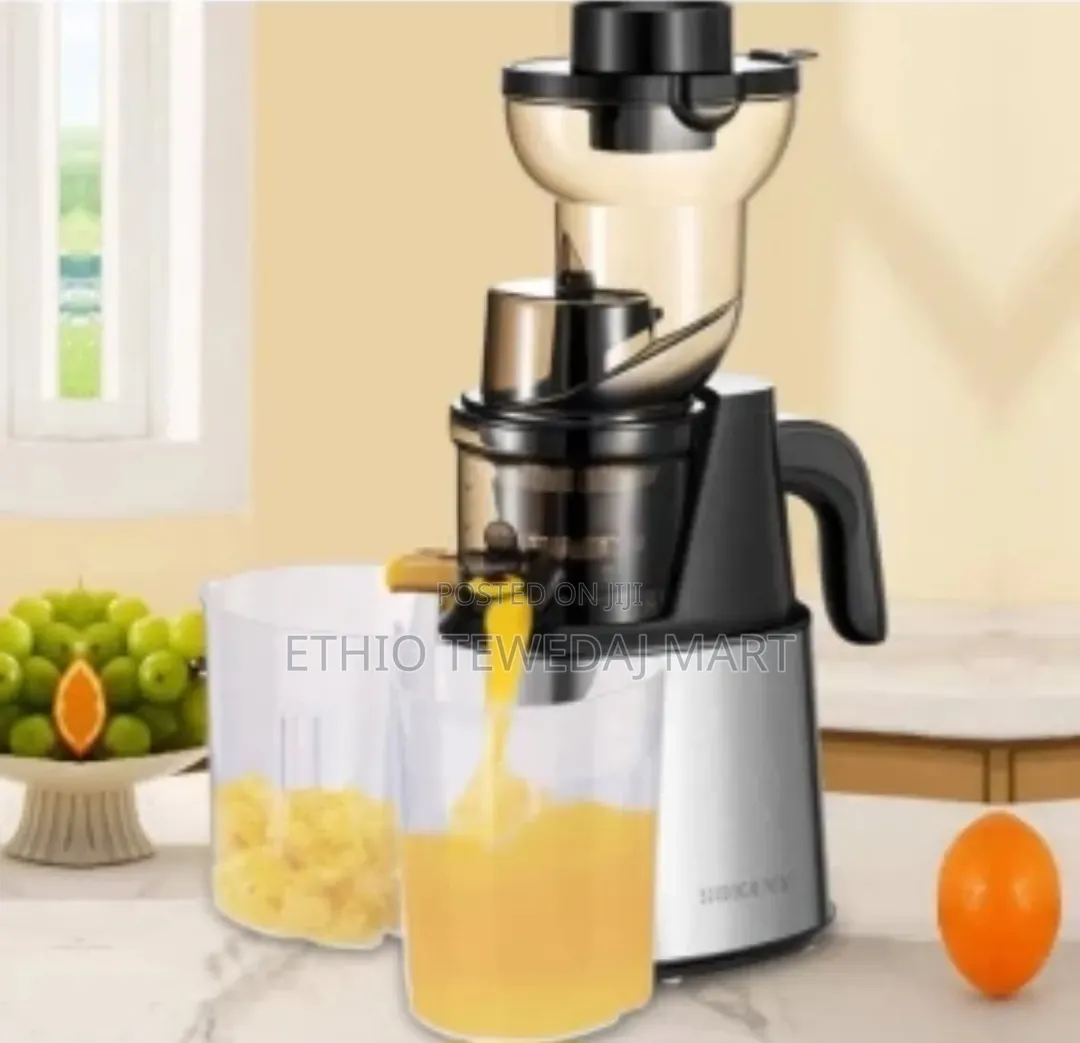 Sokany 2 in 1 Slow Juicer and Ice Cream Maker 800 Watts የፍራፍሬ መጭመቂያ