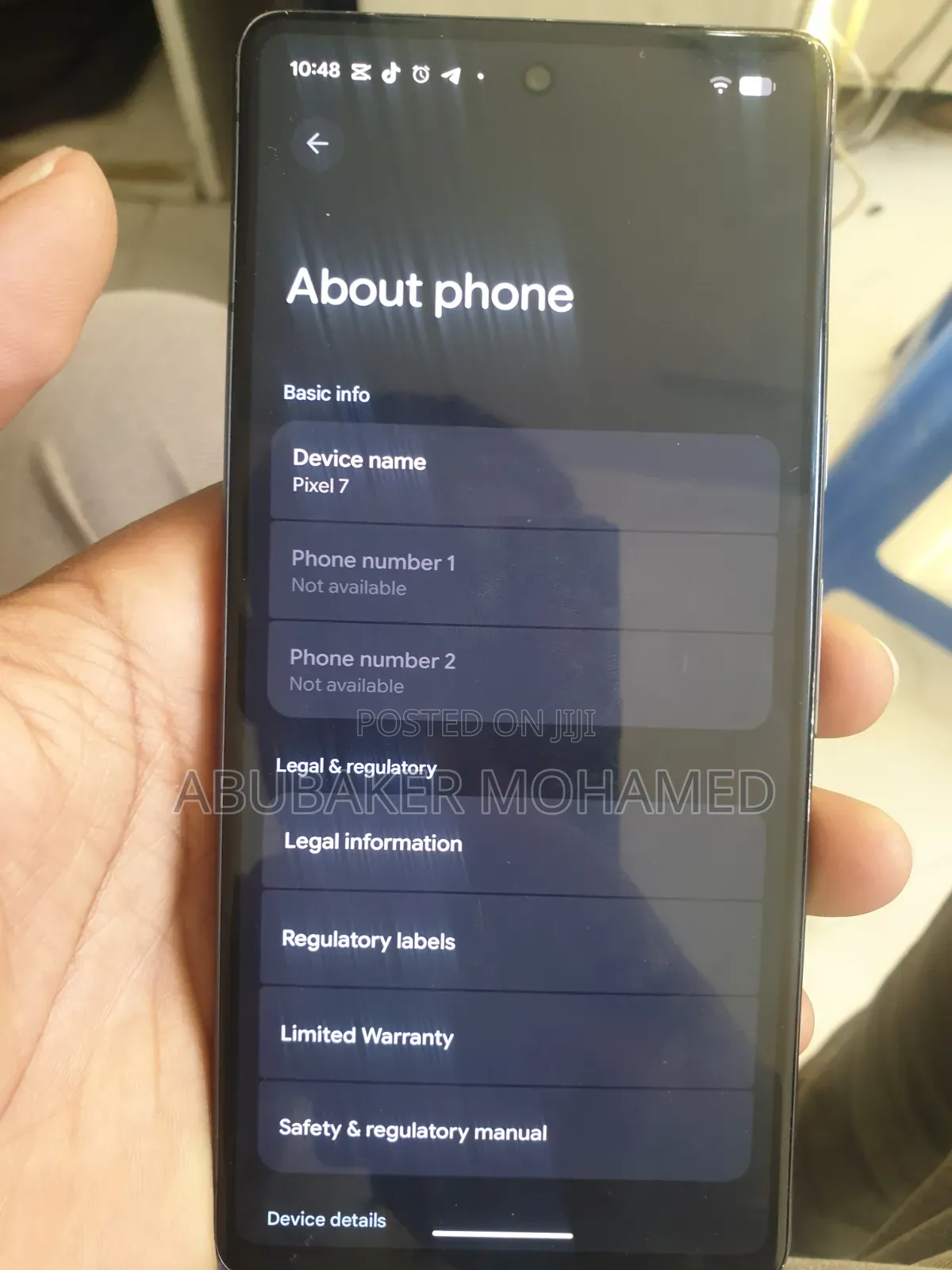Google Pixel 7 128 GB Black