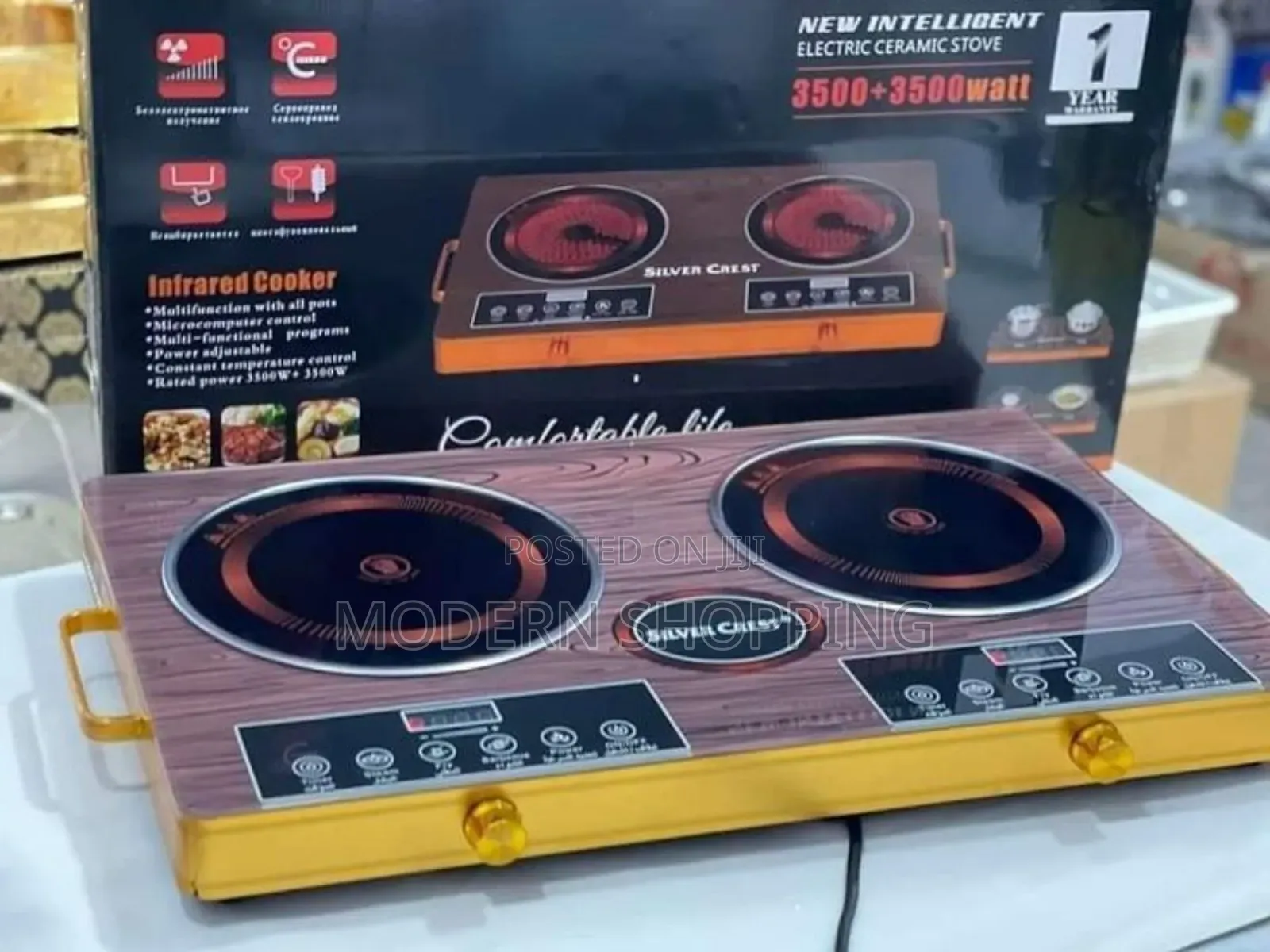 Silver Crest Electric Ceramic Stove