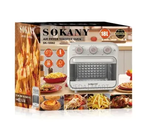 Sokany Air Fryer + Toaster Oven 18 Liter 1800 Watt