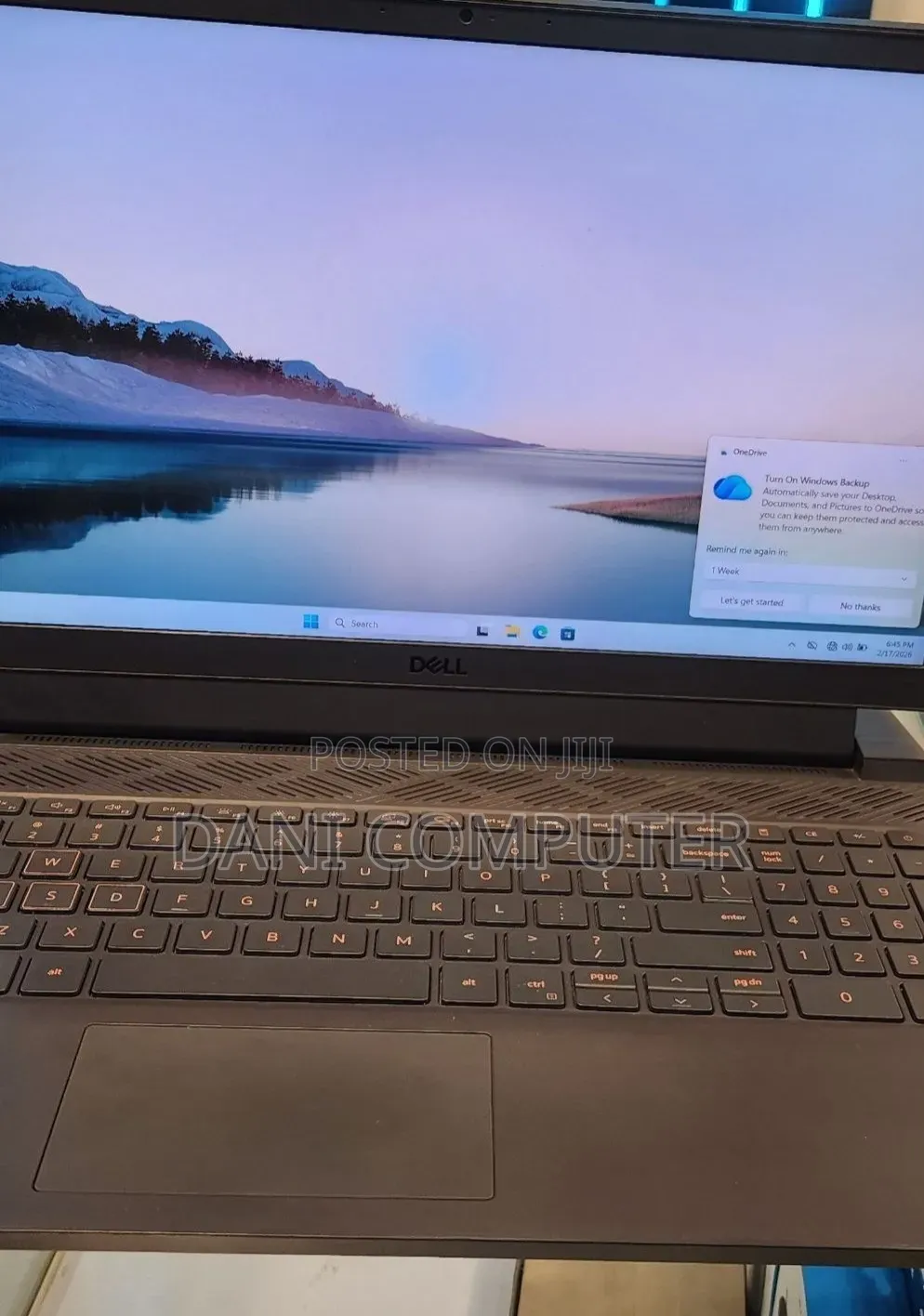 New Laptop Dell G15 5511 16GB Intel Core i7 SSD 512GB