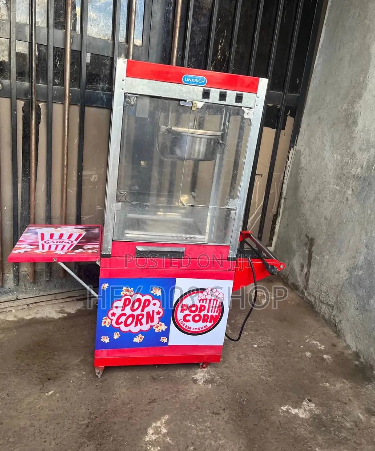 Linkrich Popcorn Machine / የፈንዲሻ ማሽን