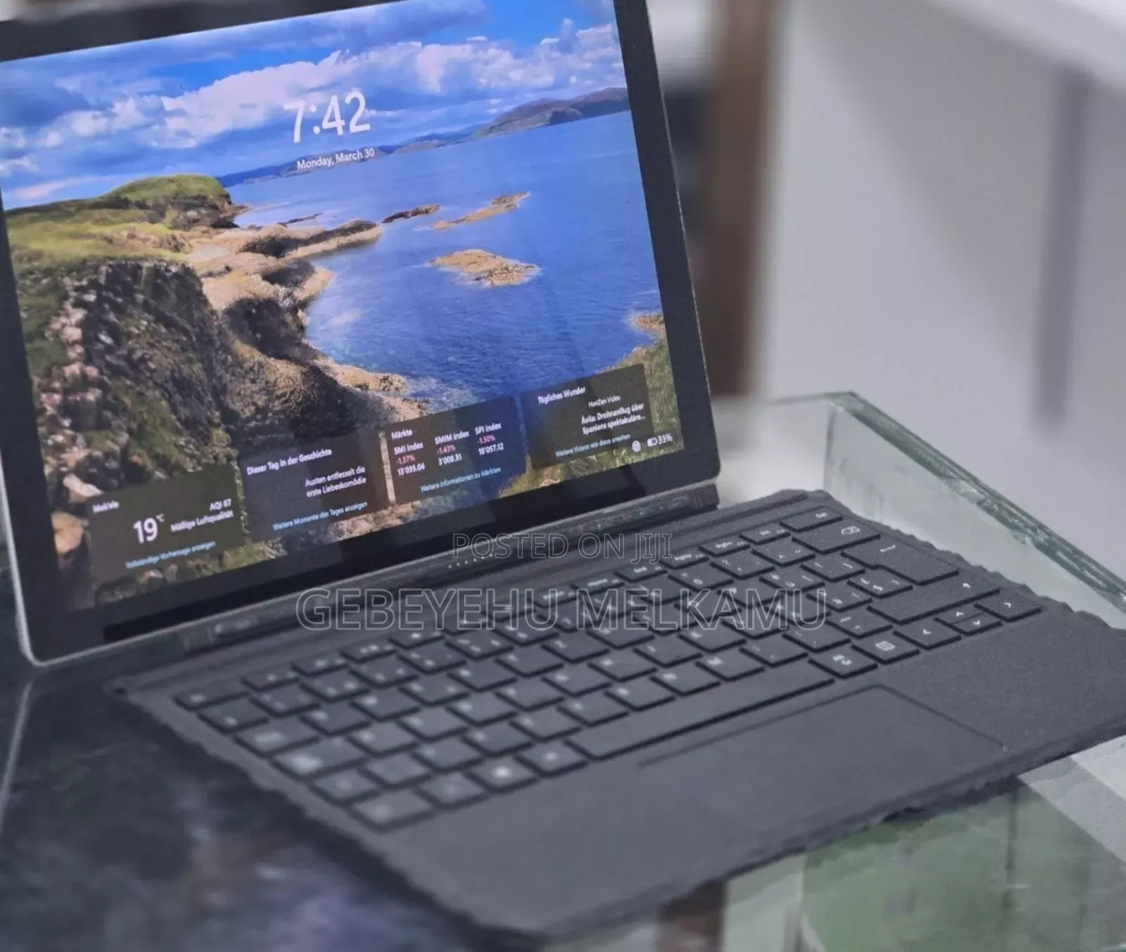 New Laptop Microsoft Surface Pro 7 8GB Intel Core i5 SSD 256GB
